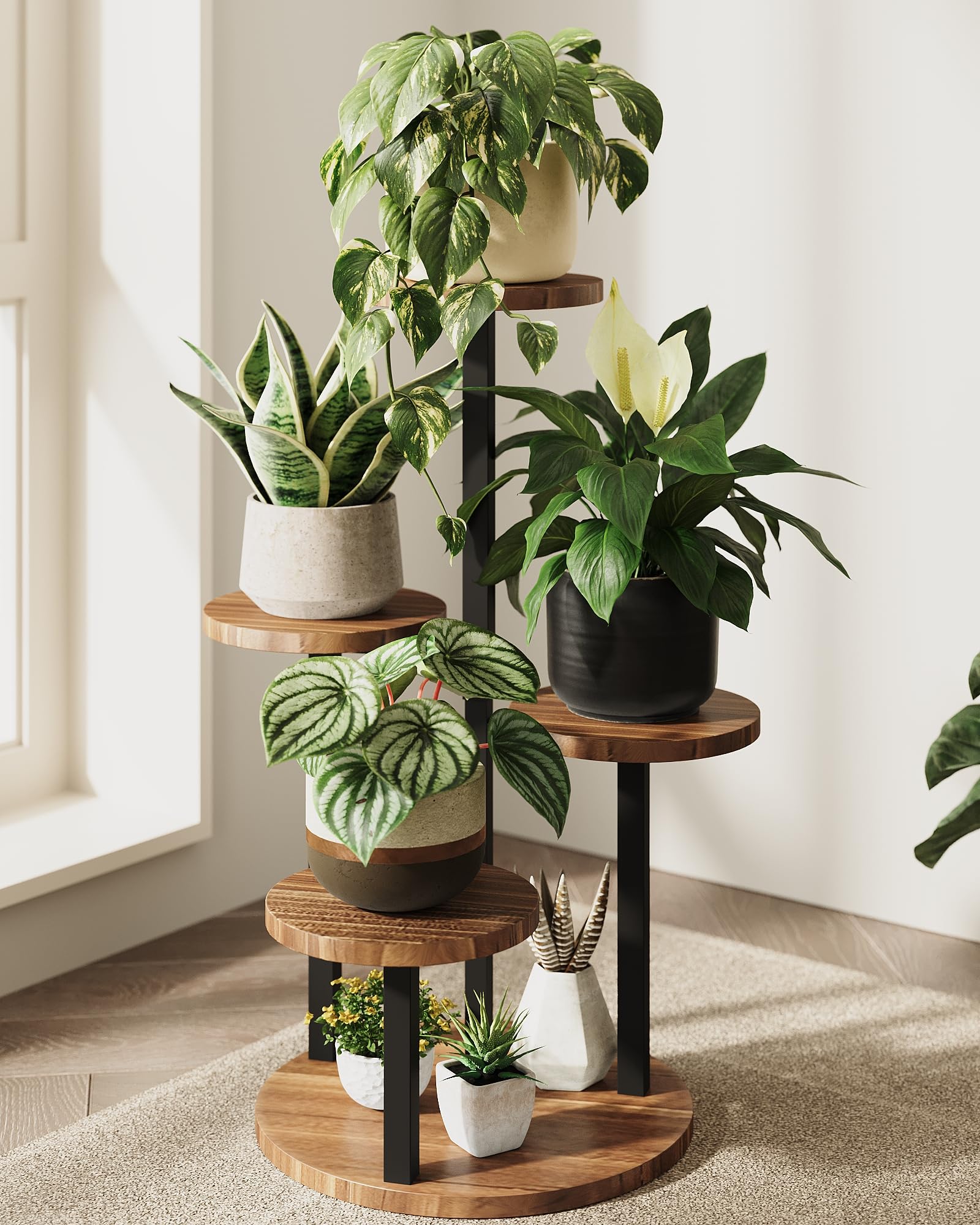 Bamworld Plant Stand dimensions and assembly instructions
