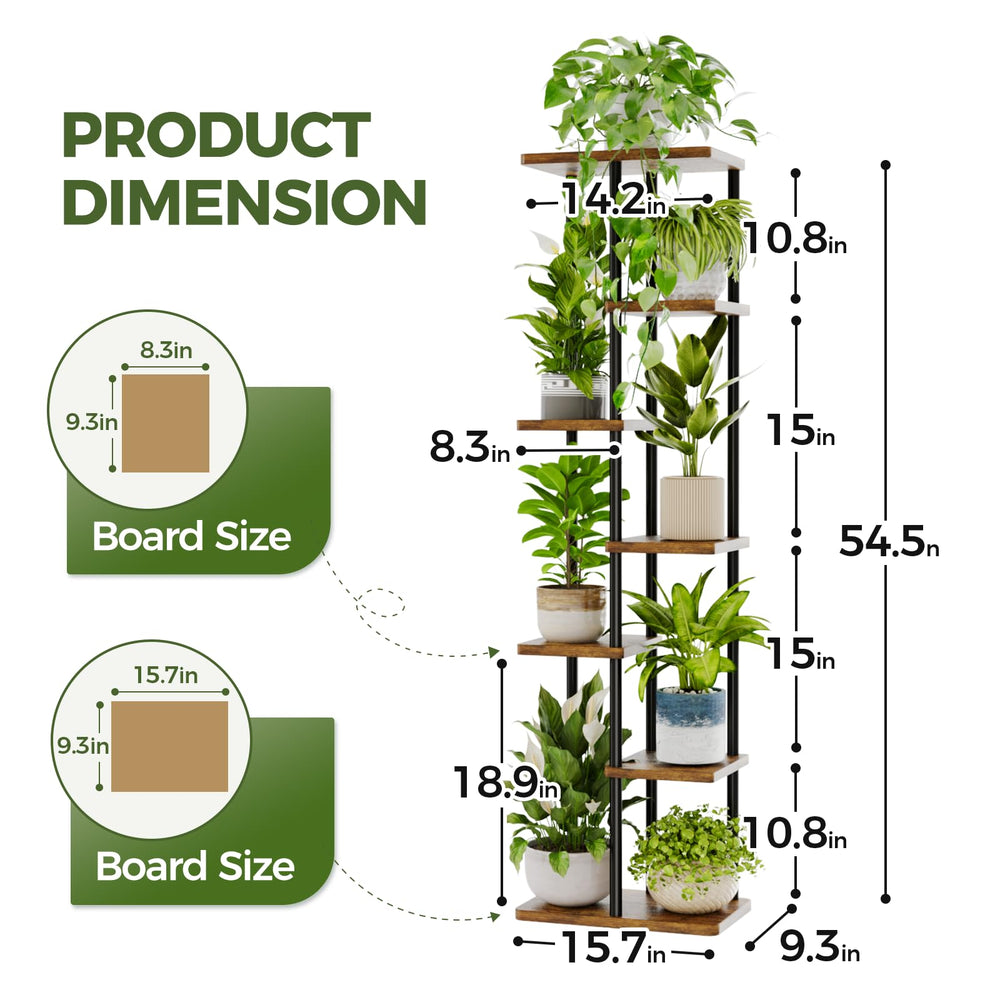 Bamworld plant stand in a modern living room setting