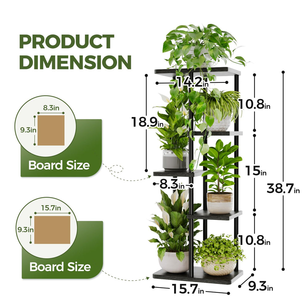 Bamworld Plant Stand in a stylish indoor setting