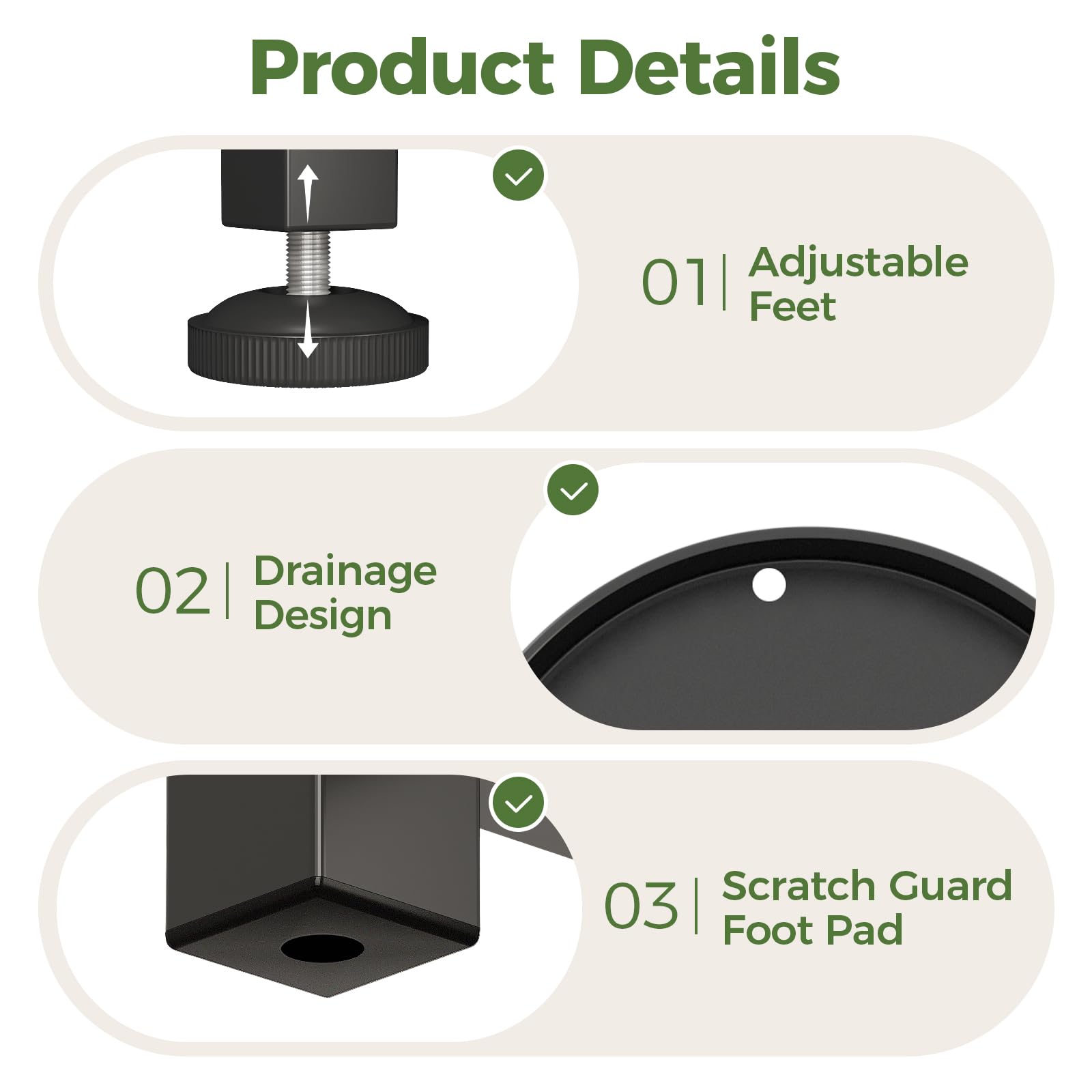 Bamworld Tall Plant Stand 5 Tier assembly instructions