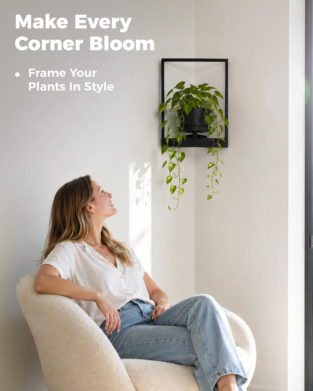 Bamworld wall planters set on a white background