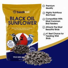 Bangerz Sunz Black Oil Sunflower Seeds 3 lbs side view packaging