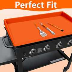 BANGIE 17-inch Silicone Griddle Mat folded flat for storage
