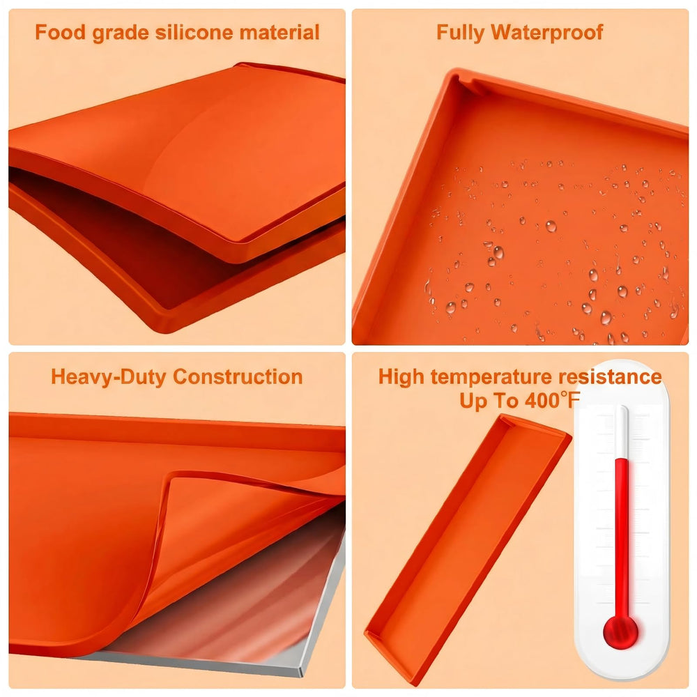 BANGIE 17-inch Silicone Griddle Mat showcasing its non-stick surface