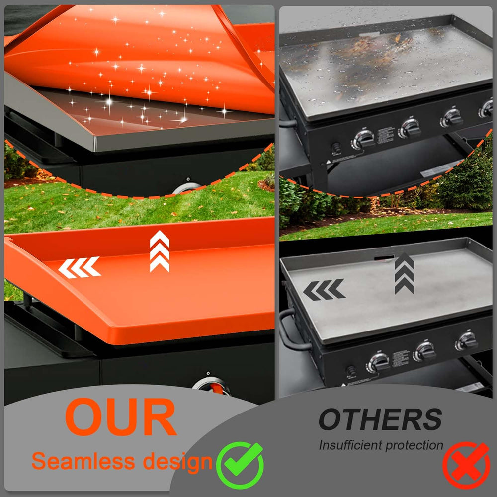 BANGIE 28-inch silicone griddle mat close-up of edges