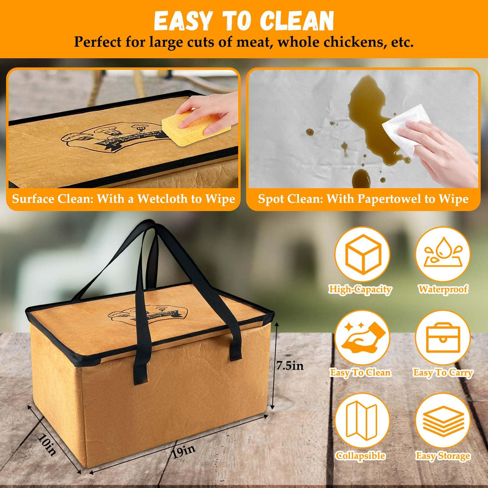 BANGIE BBQ Blanket 19in easy-clean interior