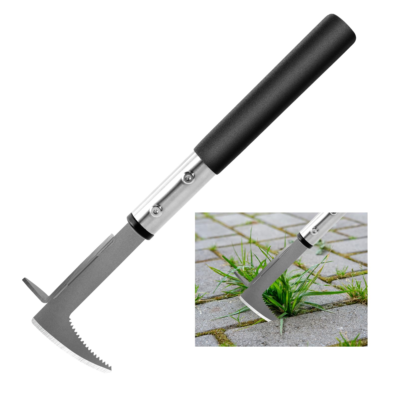 BARAYSTUS Crack Weeder 13-inch stainless steel front view