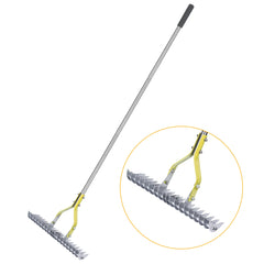 BARAYSTUS Thatch Rake front view showing dual-side tines