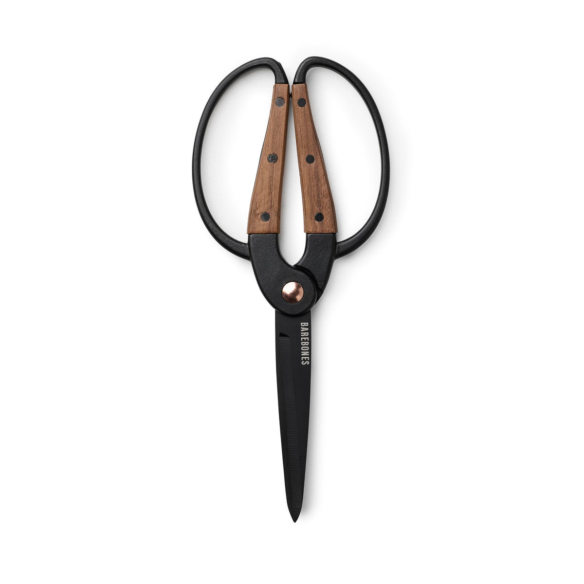 Barebones Garden Scissors front view with wide handles