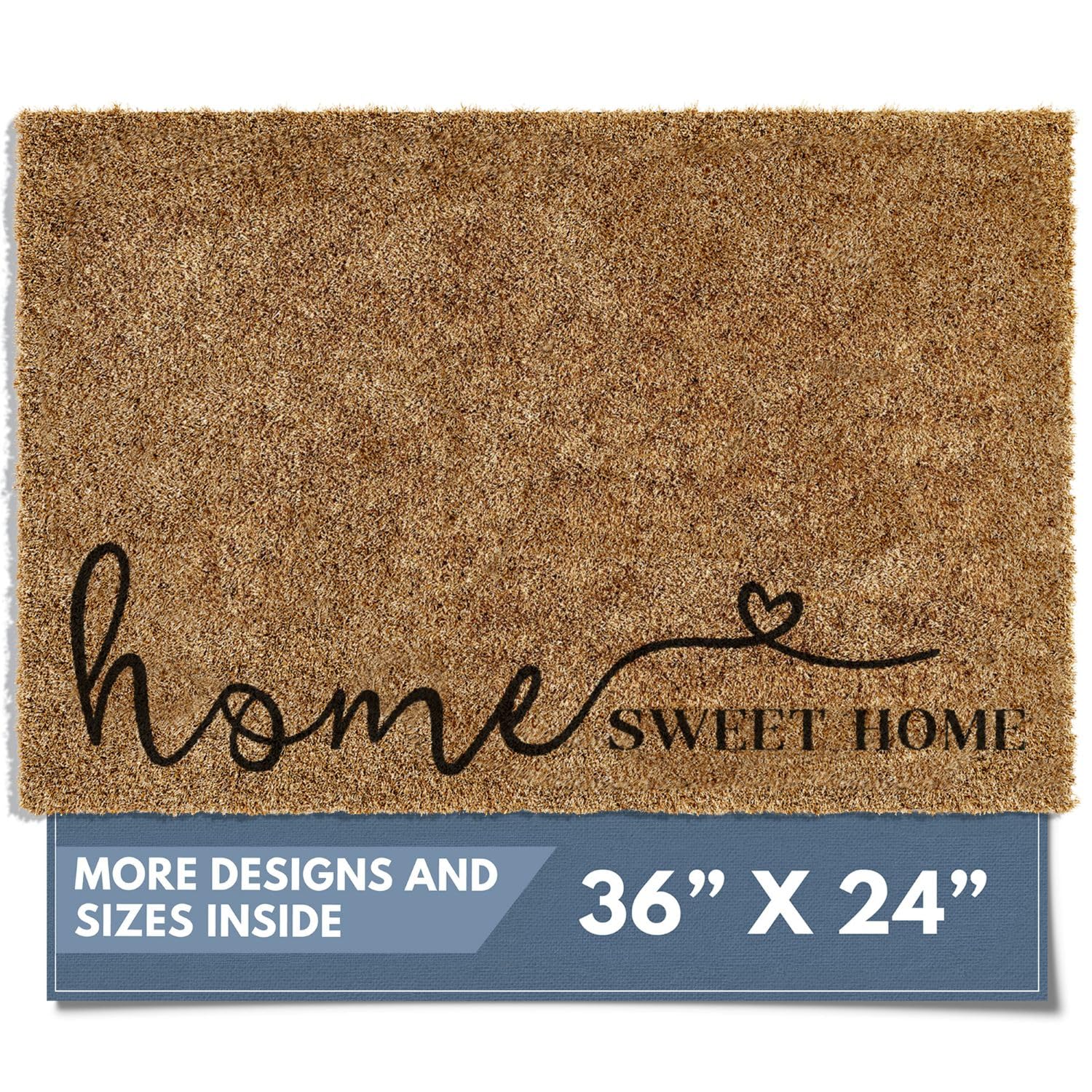Barnyard Designs Home Sweet Home Doormat front view 36x24