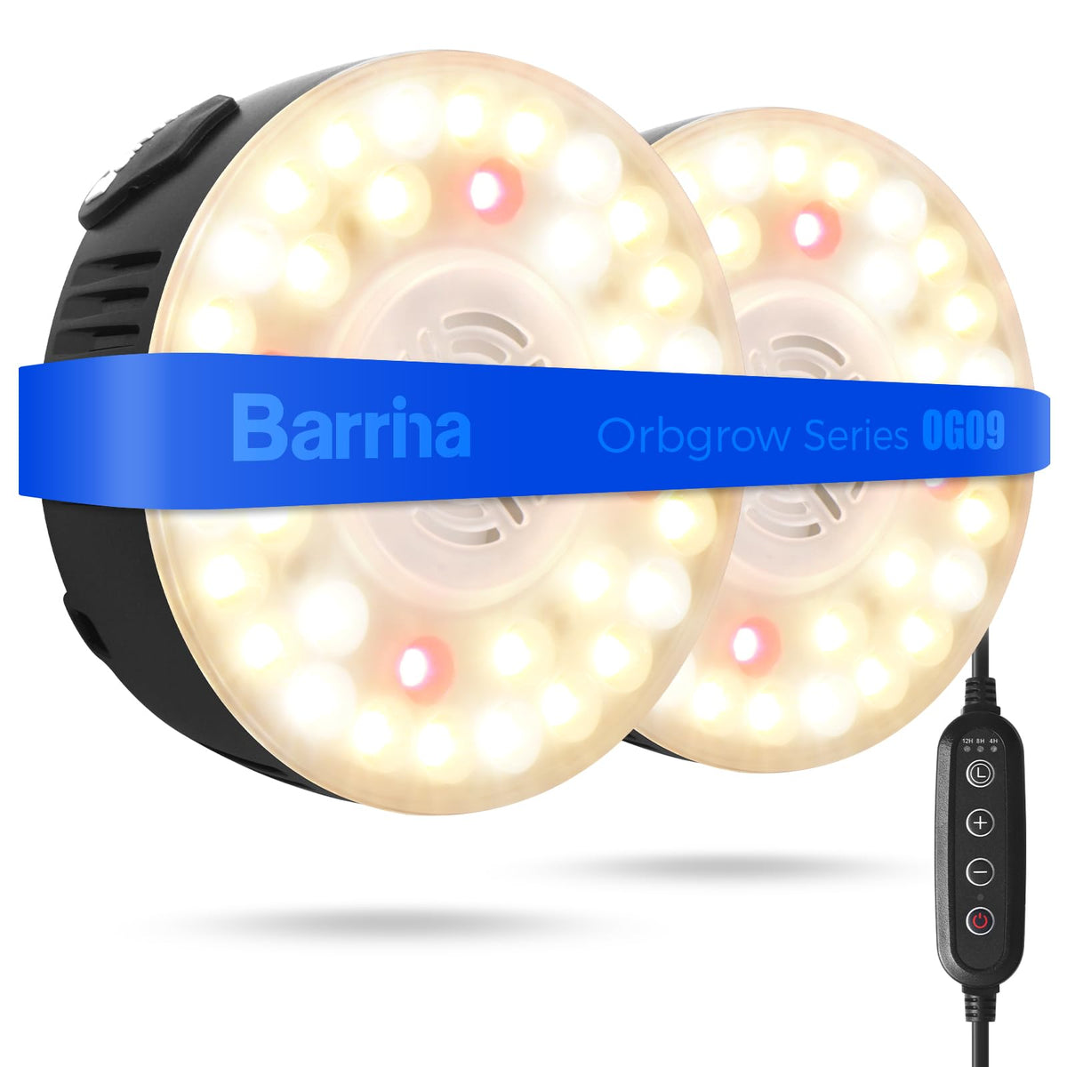 Barrina Grow Light 18W black model front view