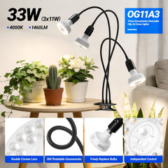 Barrina OG11A3 grow light displaying integrated dimming feature