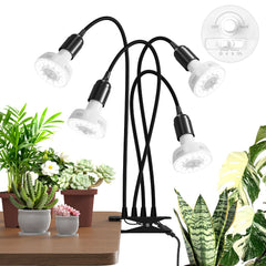 Barrina OG11A4 Clip On Grow Light front view with adjustable gooseneck