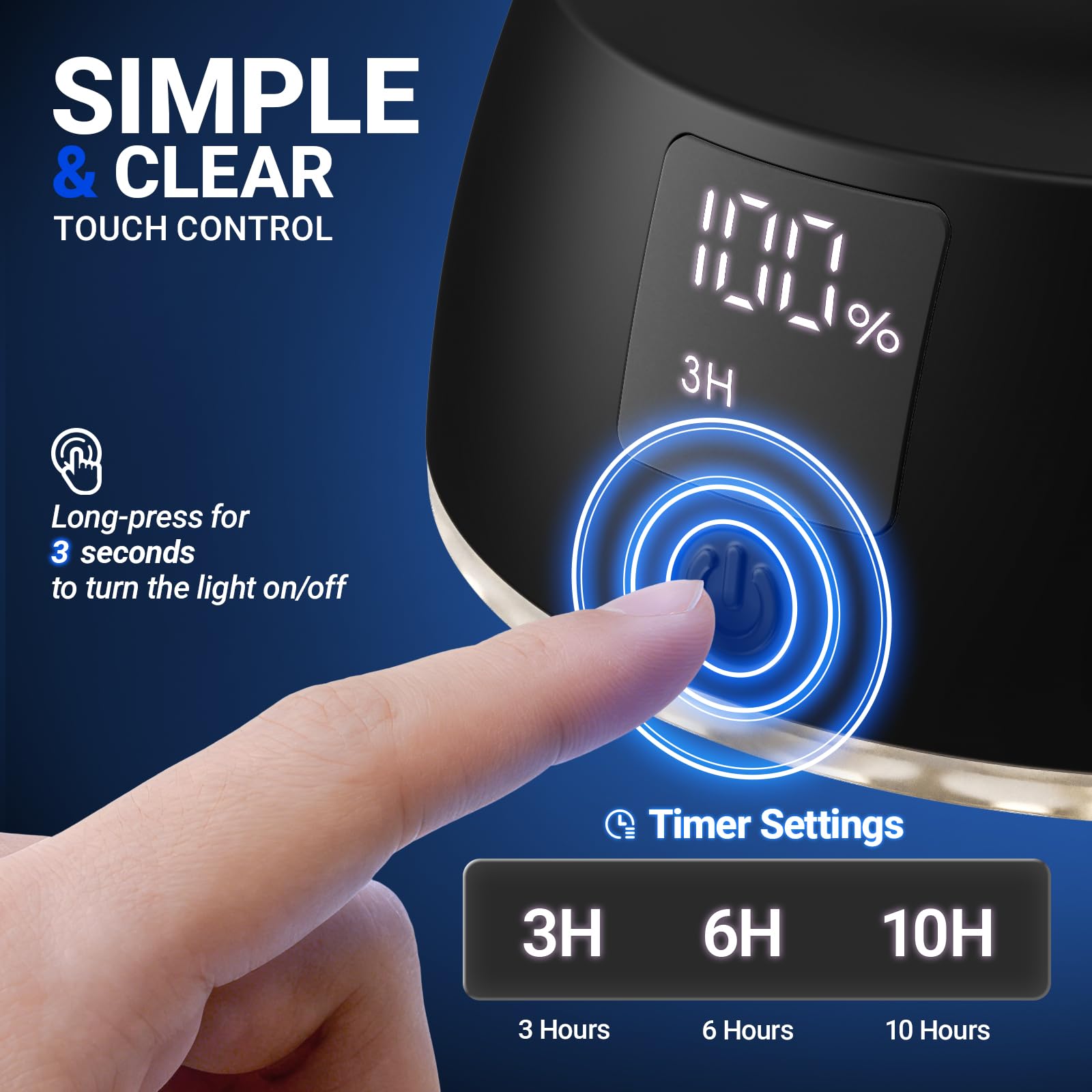 Barrina Puck Grow Light mounted on a wall with plants