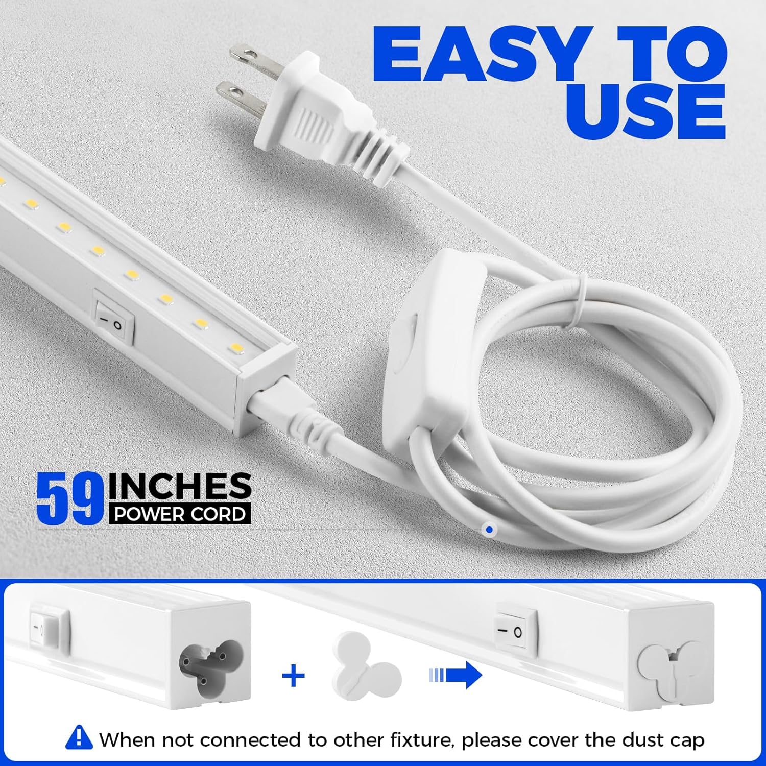 Barrina T5 Grow Lights packaging with all items included