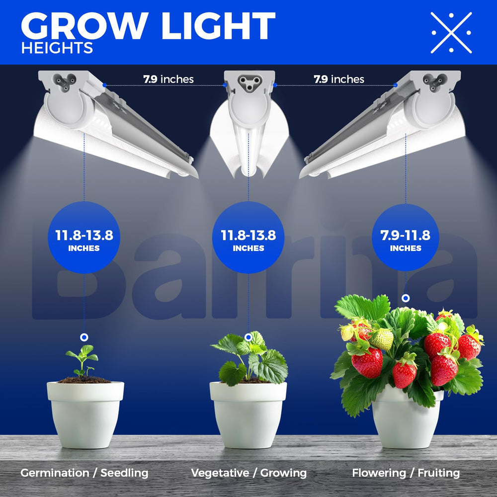 Barrina T8 Grow Light power cord with switch