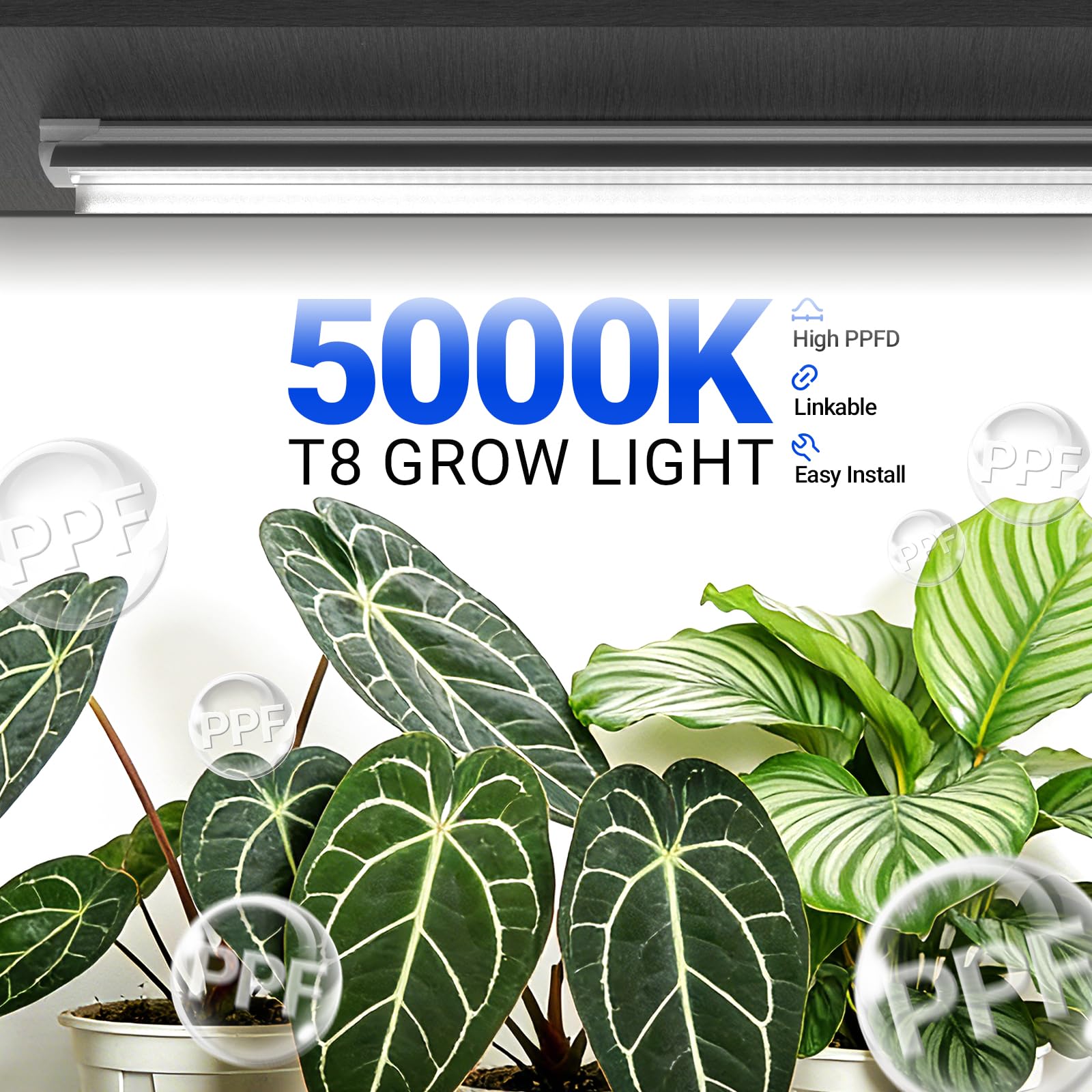 Barrina T8 Grow Light reflector design