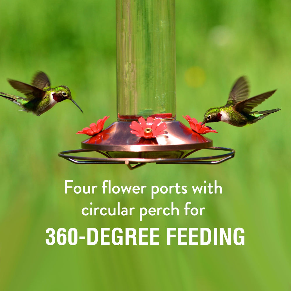 Base of Woodstream Hummingbird Feeder showing easy cleaning