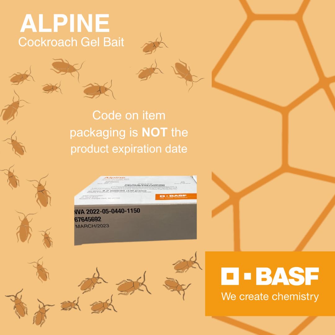 BASF Alpine Rotation 1 Cockroach Gel Bait packaging and contents