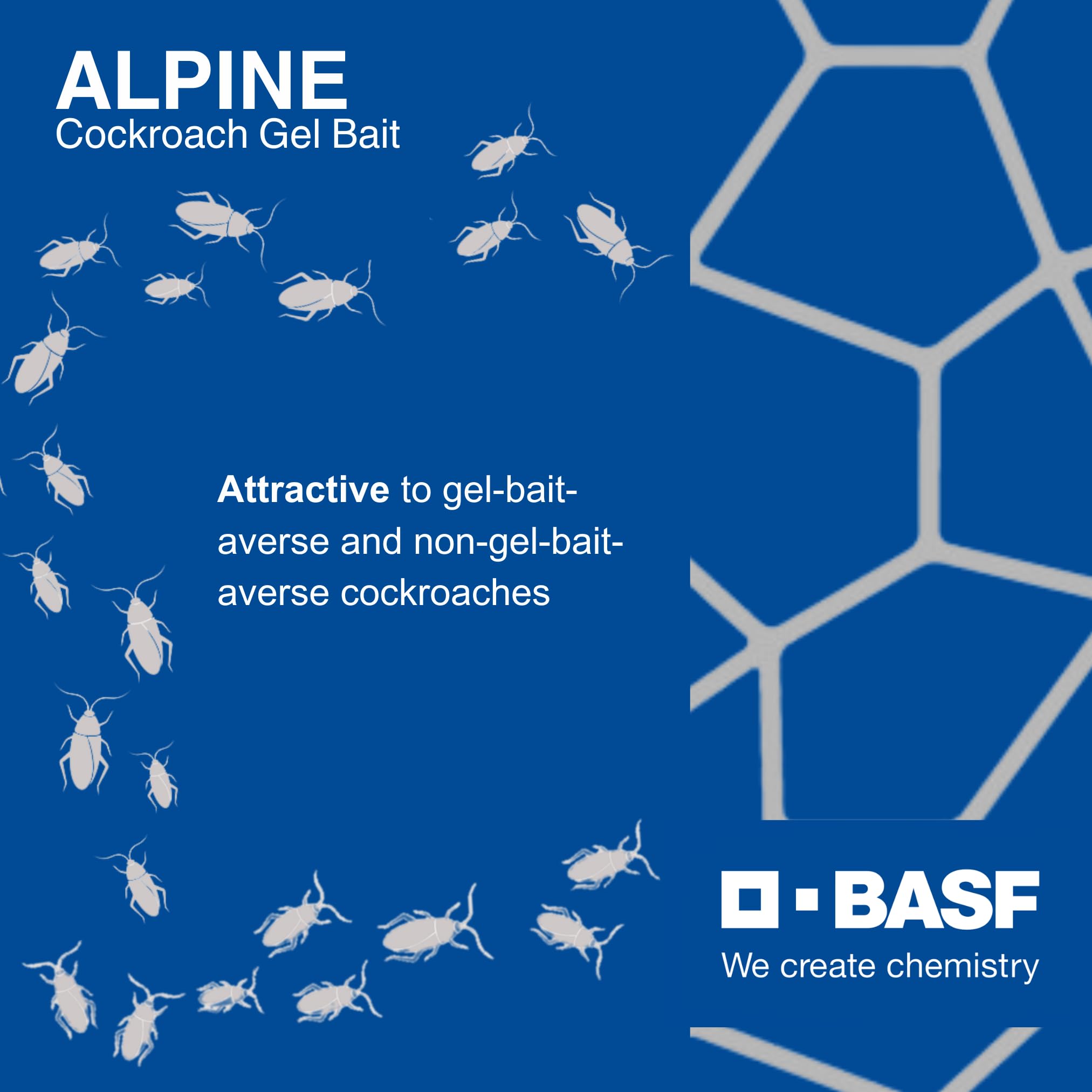 BASF Alpine Rotation 2 Cockroach Gel Bait application in kitchen