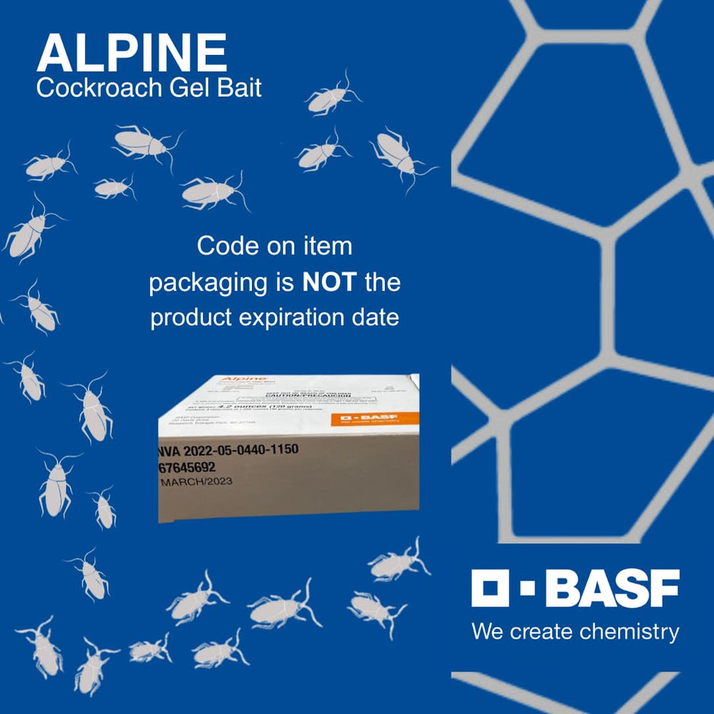 BASF Alpine Rotation 2 Cockroach Gel Bait close up of active ingredients