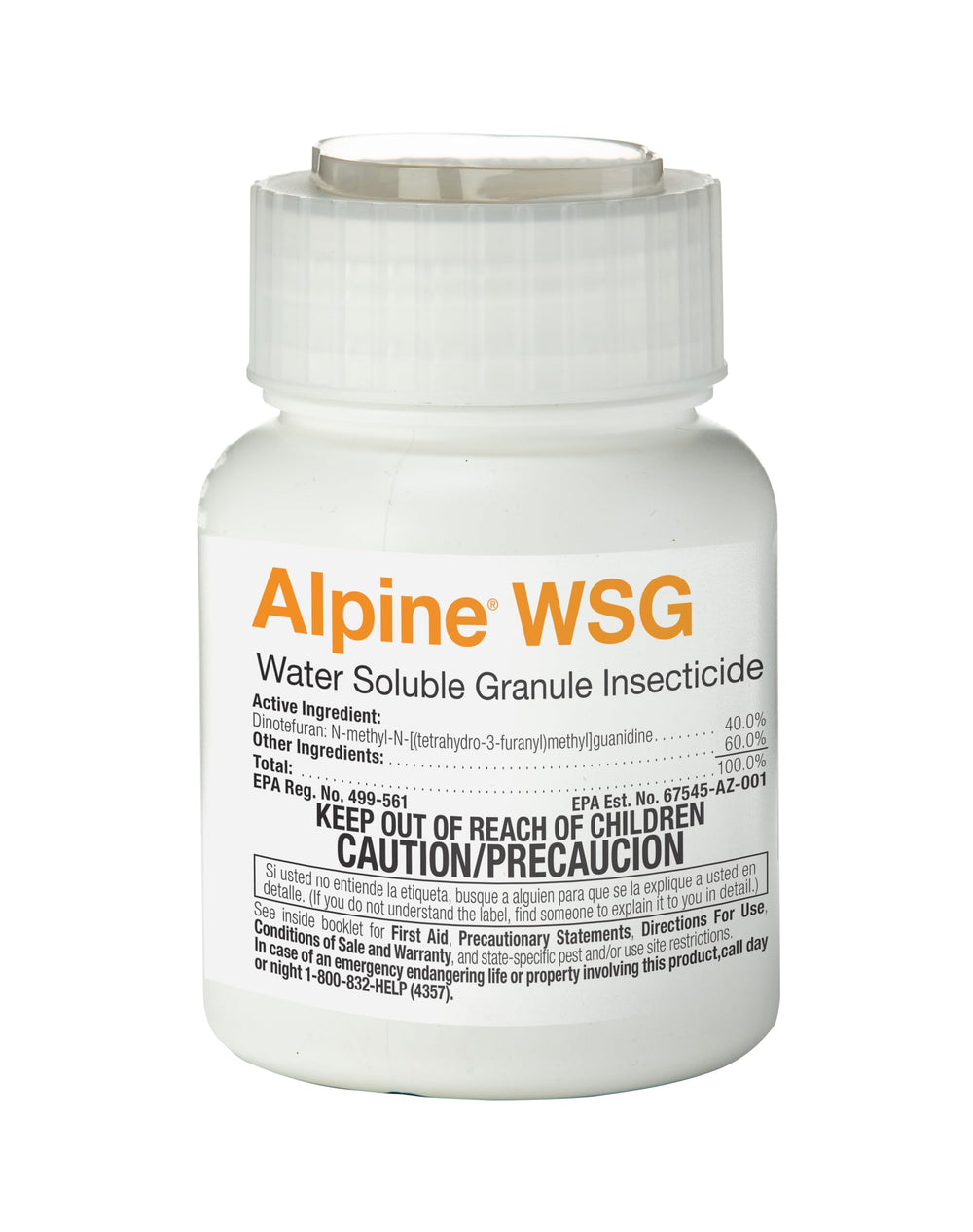 BASF Alpine WSG 200g clear granules in packaging