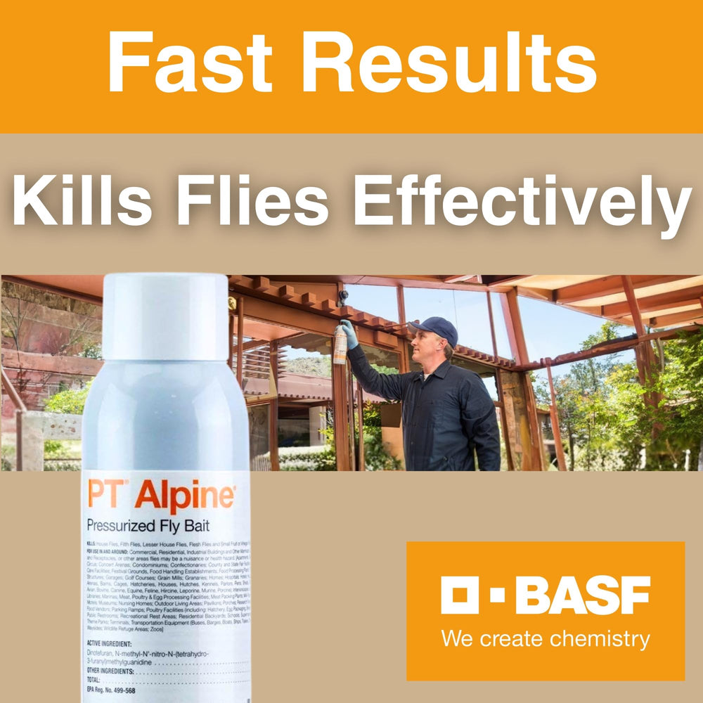 BASF PT Alpine Fly Bait Spray application area