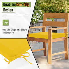 Basic Beyond Chair Cushion with water-resistant fabric detail