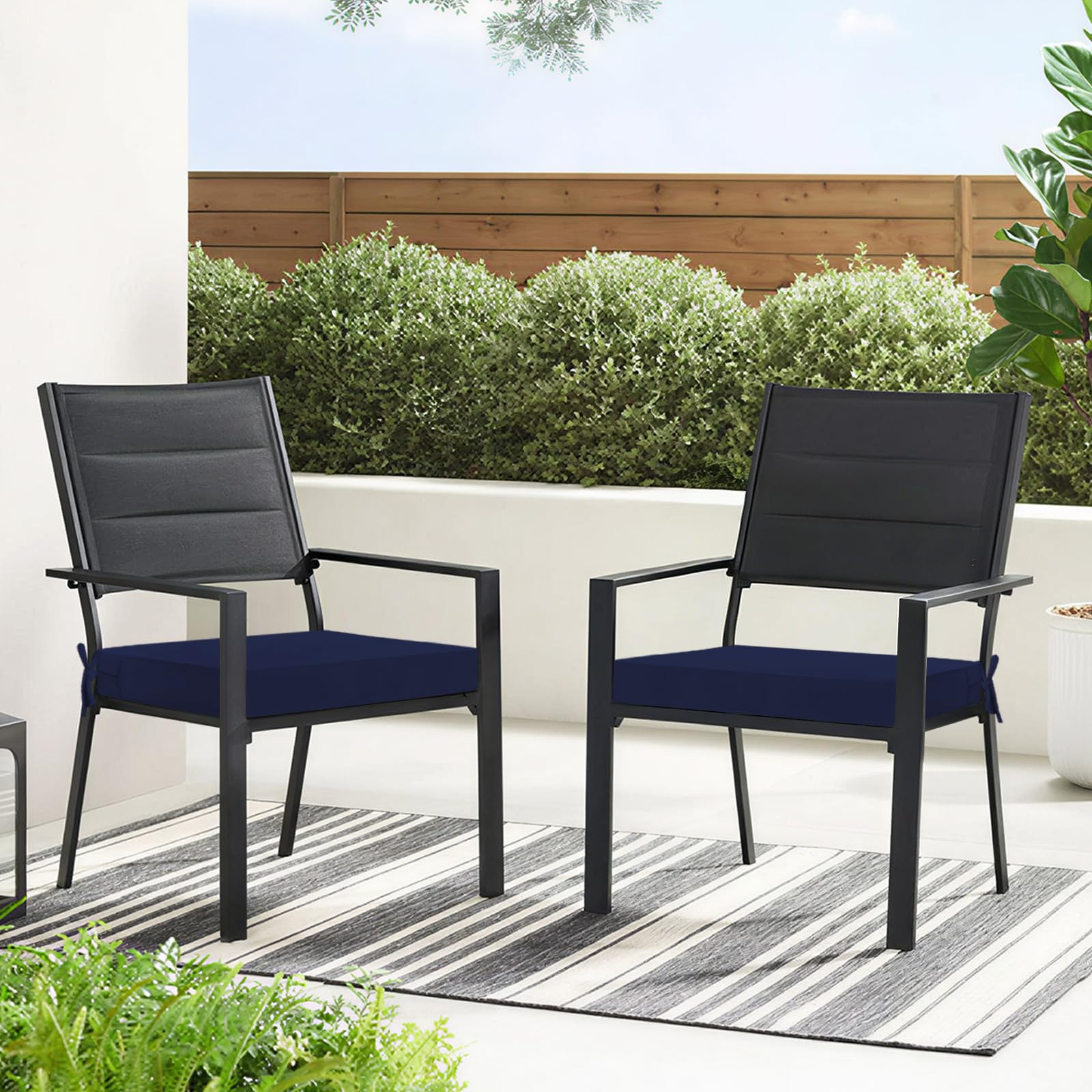 Basic Beyond chair cushions packed in a box