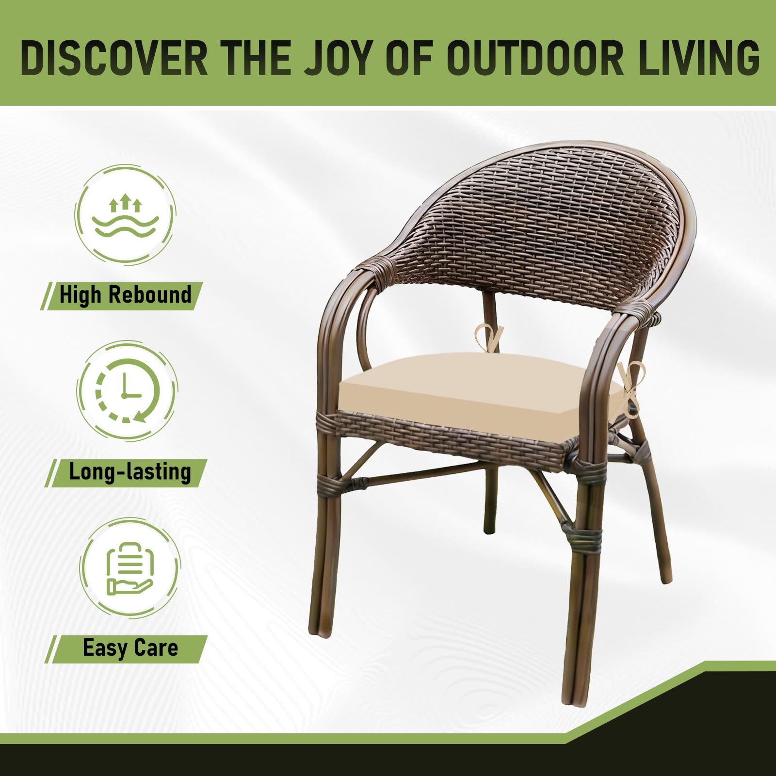 Basic Beyond cushion with straps for stability