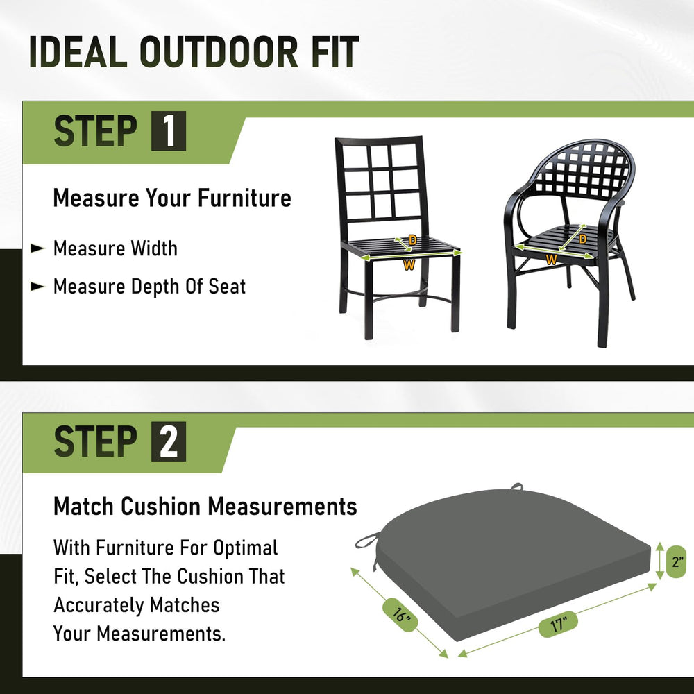 Basic Beyond Outdoor Chair Cushions in lifestyle setting