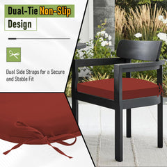 Basic Beyond Outdoor Chair Cushions on a patio chair