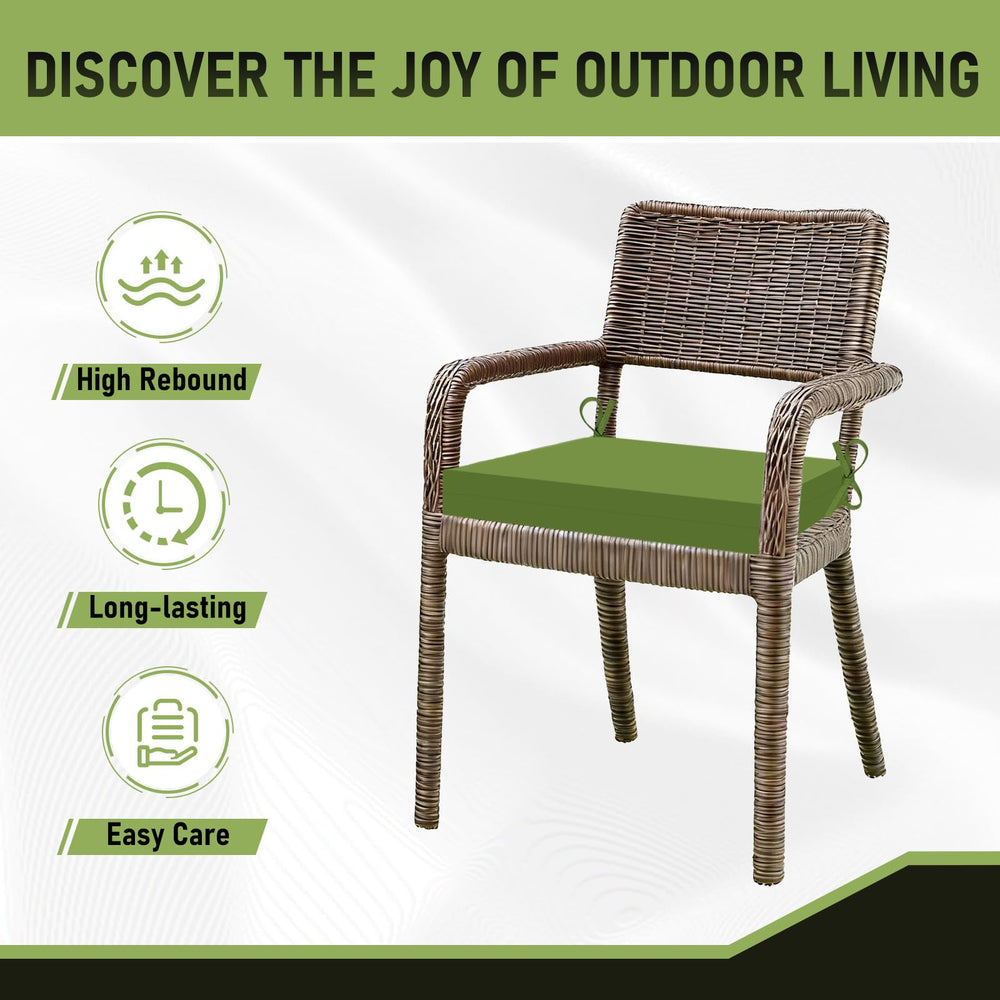 Basic Beyond Outdoor Chair Cushions Set of 2 close-up of fabric