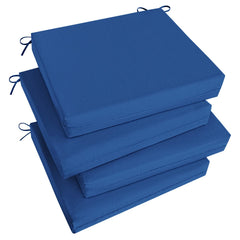 Basic Beyond outdoor chair cushions set of 4 in royal blue