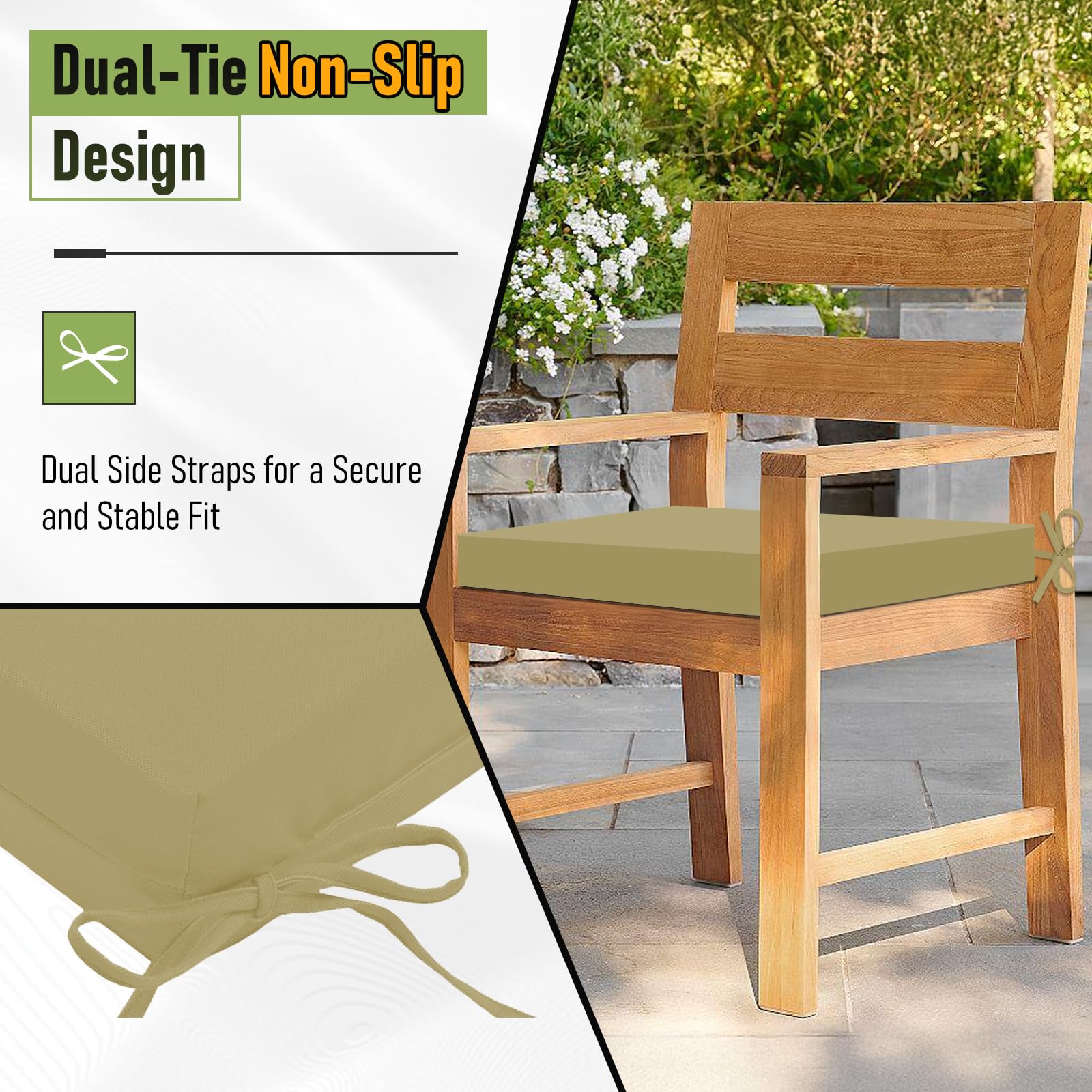 Basic Beyond Outdoor Chair Cushions set of 6 packaging