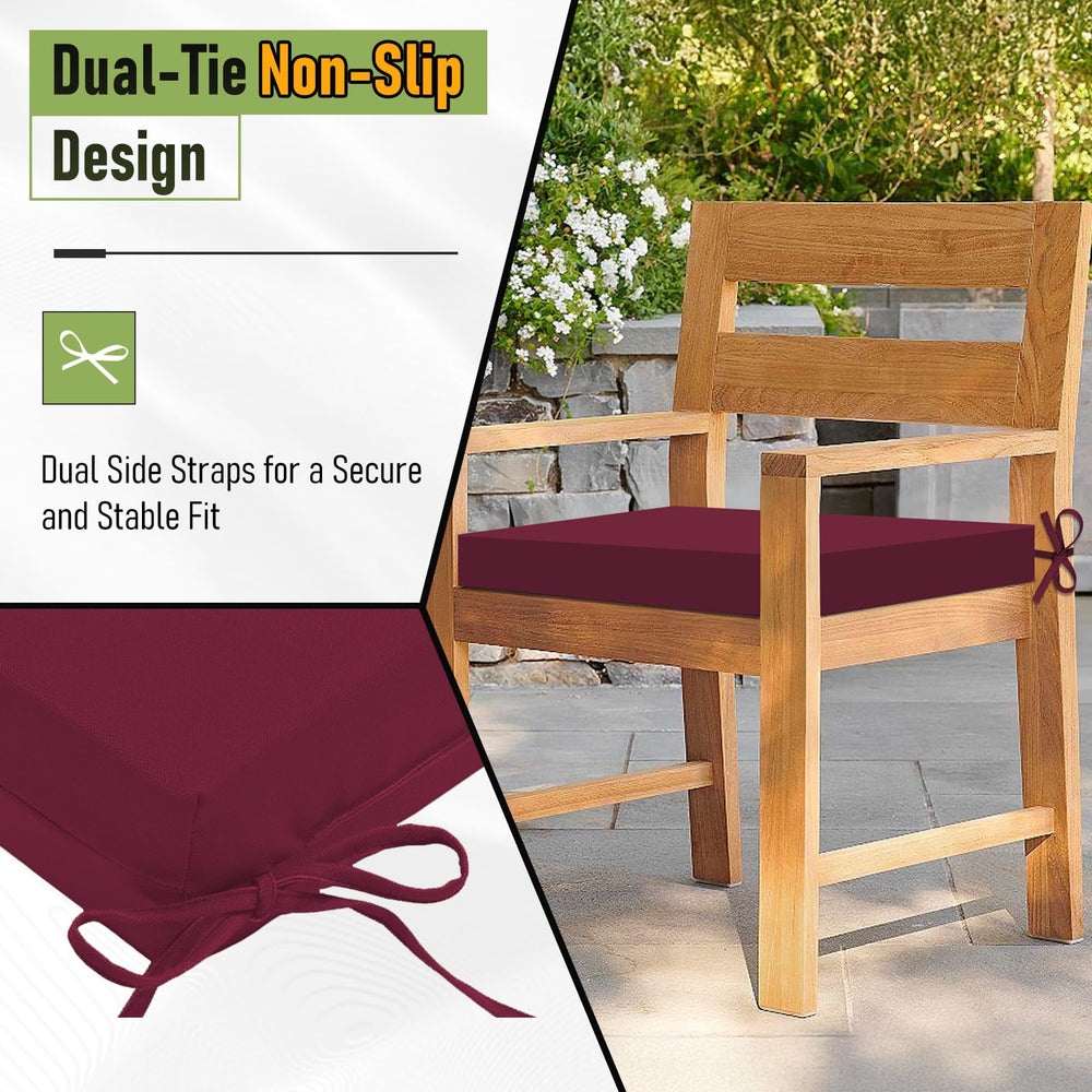 Basic Beyond Outdoor Chair Cushions showing thickness
