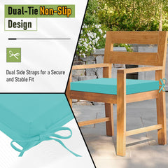 Basic Beyond Outdoor Chair Cushions side view showcasing dimensions