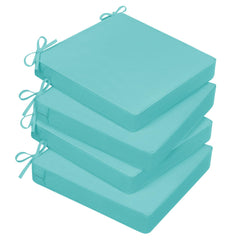 Basic Beyond Outdoor Chair Cushions teal front view