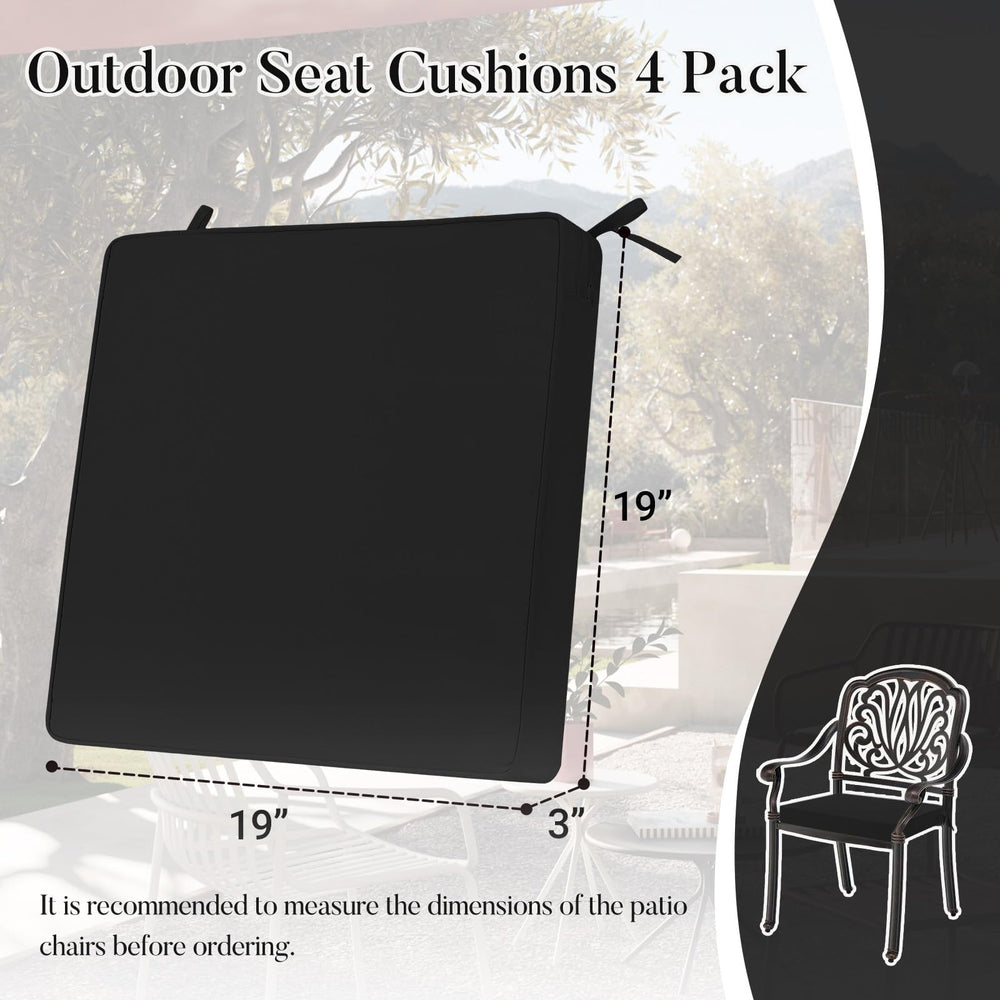 Basic Beyond Outdoor Chair Cushions with removable cover