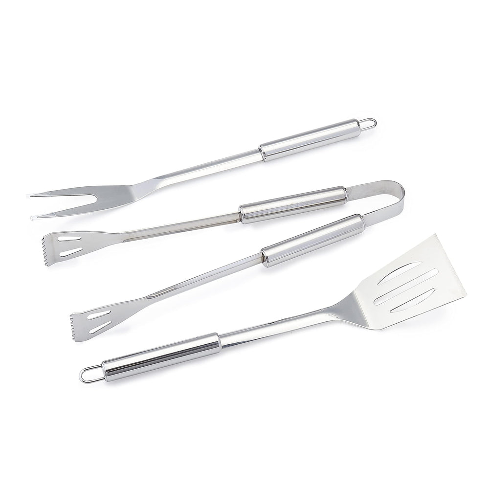 Basics grill fork shown with comfortable grip handle