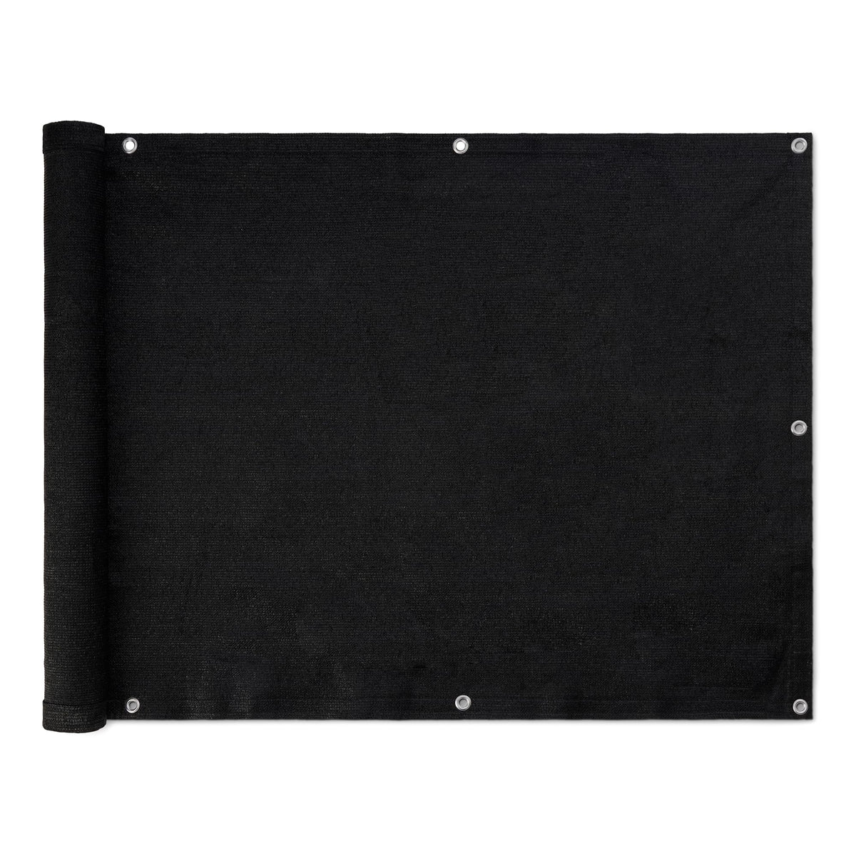 Basics Privacy Screen Fence 3 x 10 ft, Black front view