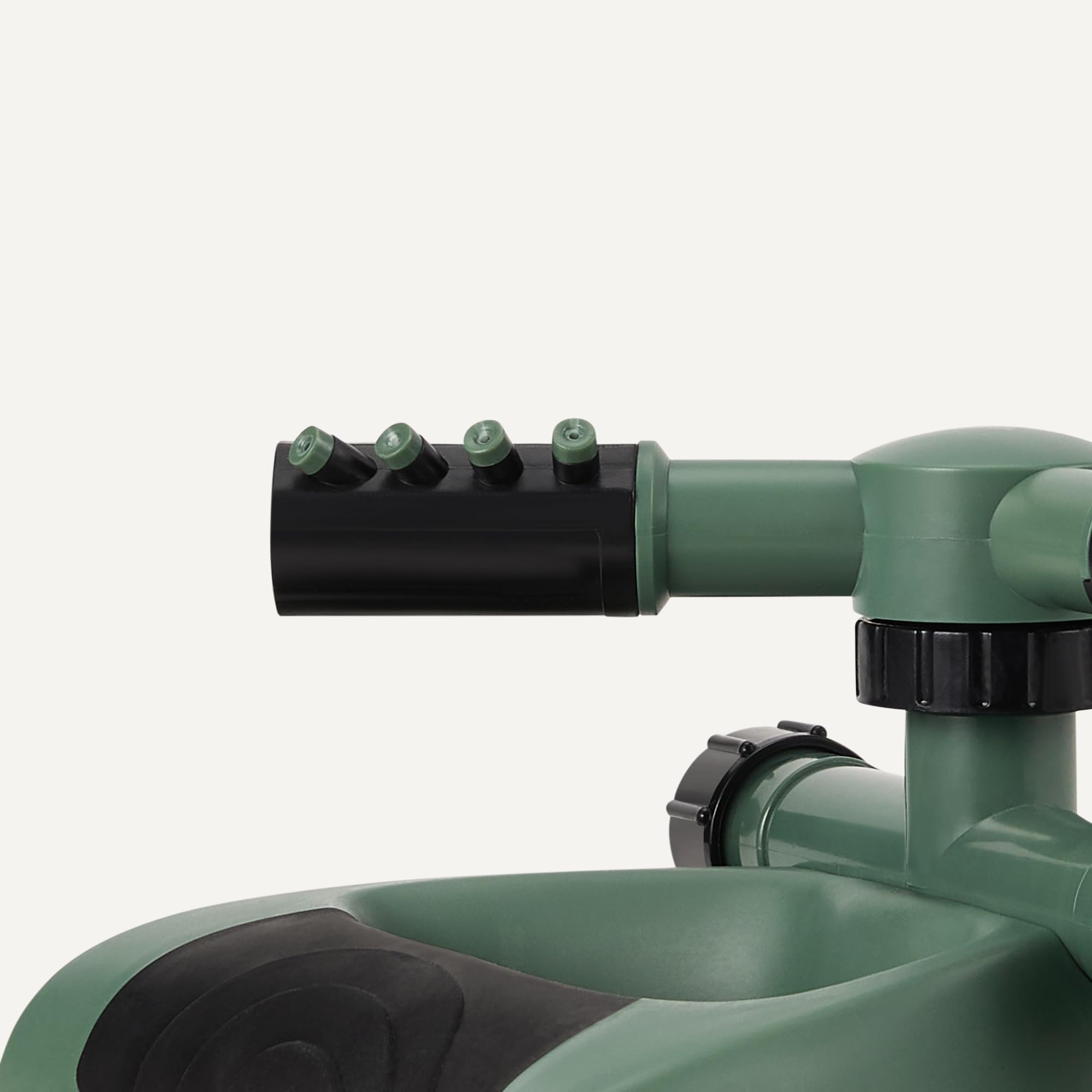 Basics Whirling Rotating Lawn Sprinkler in action watering a lawn