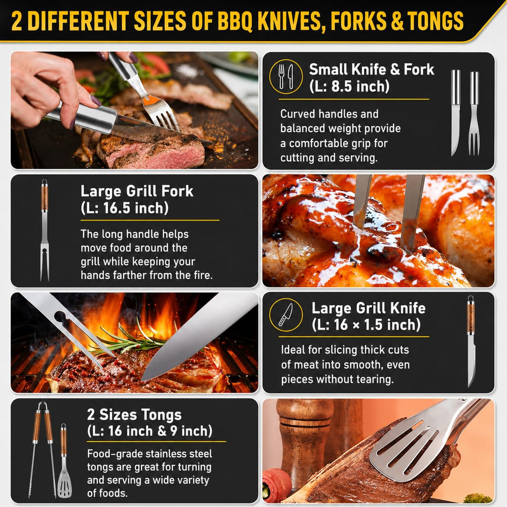 Basting brushes included in Taimasi grilling set