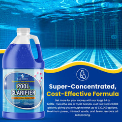 Bastion Pool Clarifier 64 oz back view