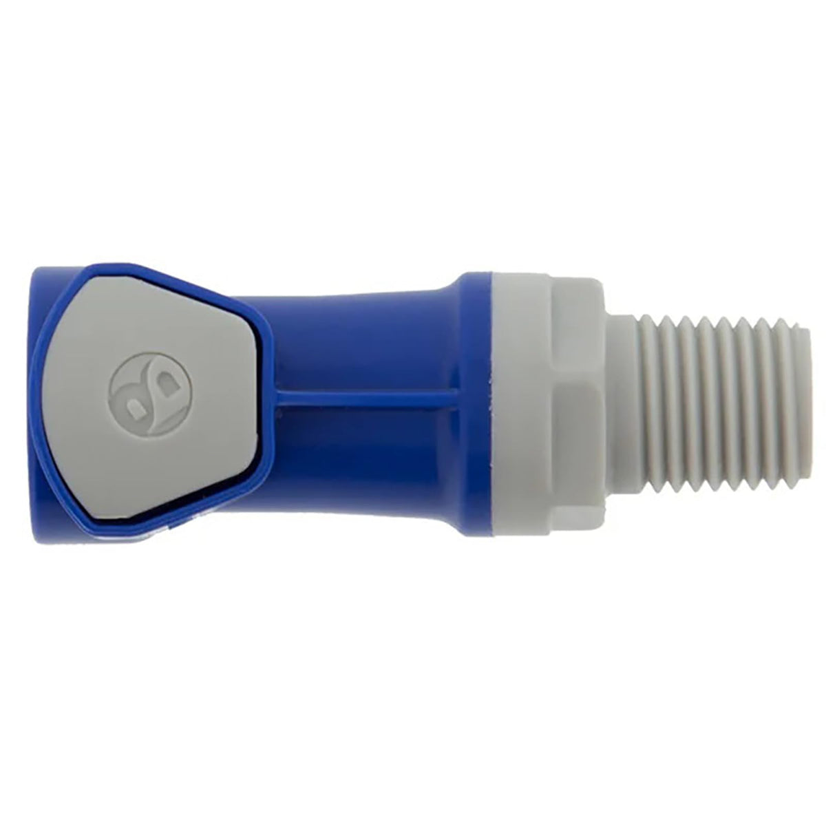 Battery Watering Technologies MThreaded Female Connector in Blue 1/4 inch