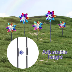 BATTIFE pinwheels showing adjustable height