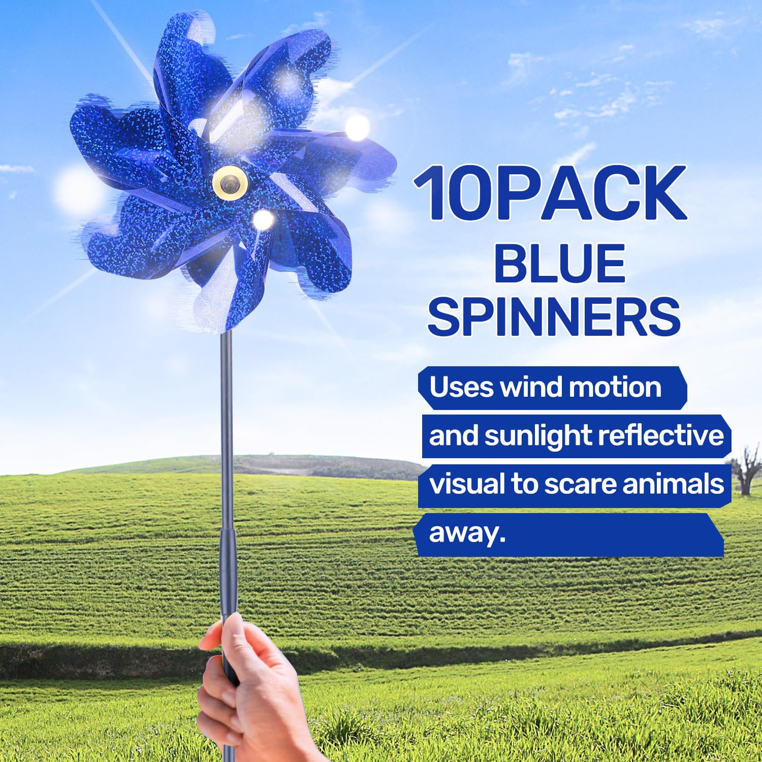 BATTIFE Reflective Pinwheel display with multiple units