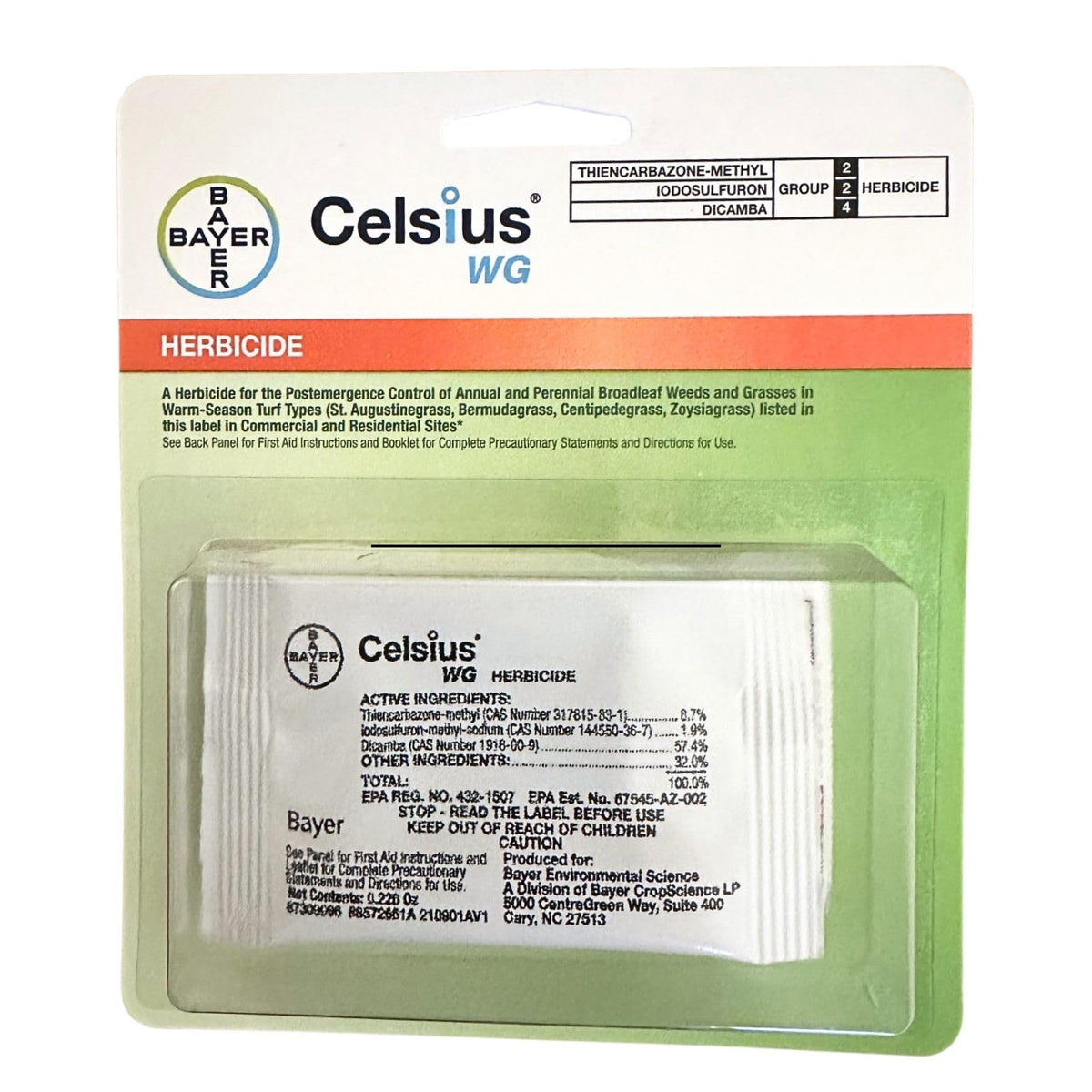 Bayer Celsius WG Easy Mix Packet front view