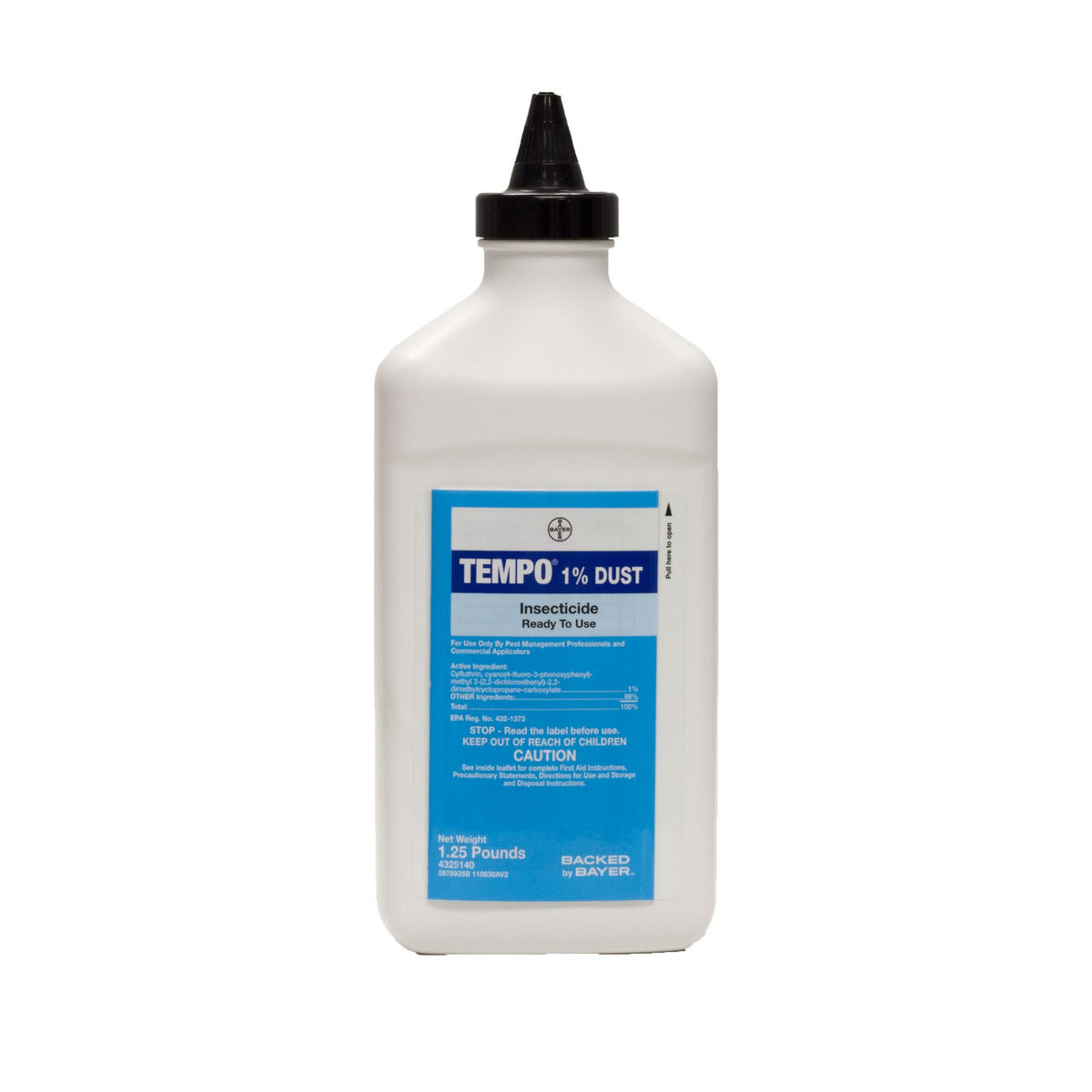 Bayer Tempo Dust 1.25 lbs packaging with dust applicator