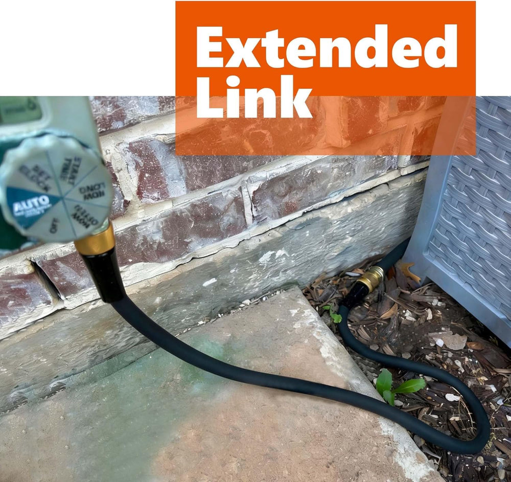 BazeSync 15FT garden hose in use watering plants